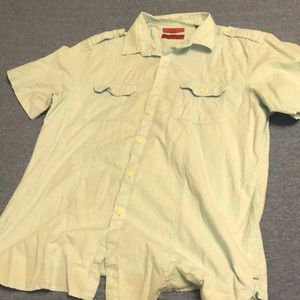 Baby Blue Summertime Button Down by Alfani